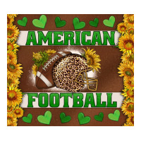 american football with sunflower tumbler | Teevron