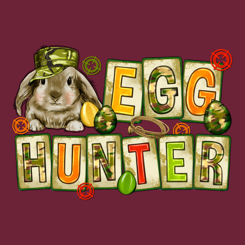 Egg Hunter With Camouflage Plate Letters Easter Long Sleeve Tee by HowdyJamesFarm | Teevron