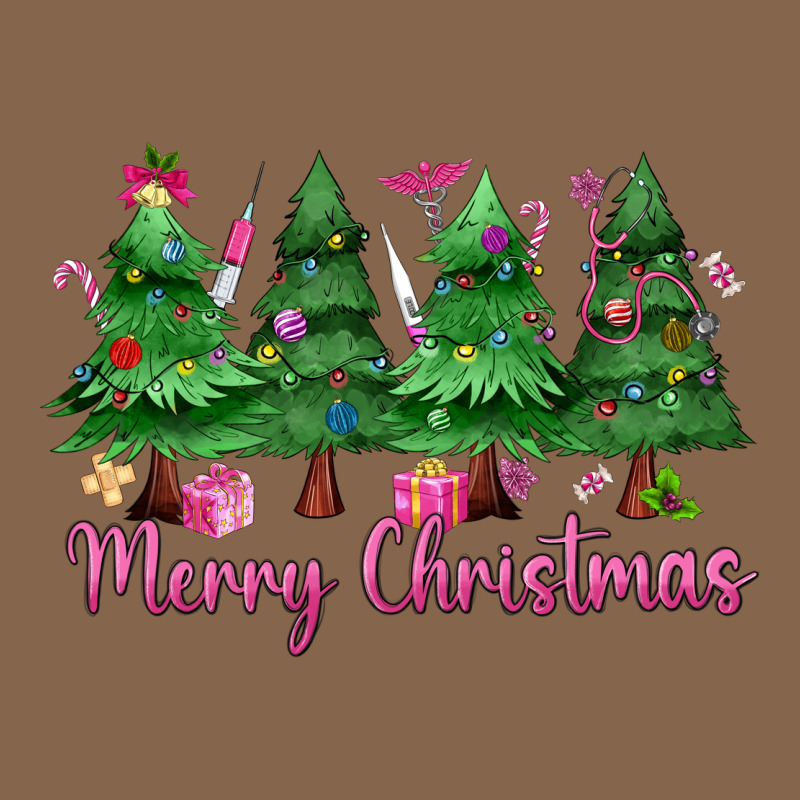 Merry Christmas Nurse Trees Premium Tee by MaliasSmallBusiness | Teevron