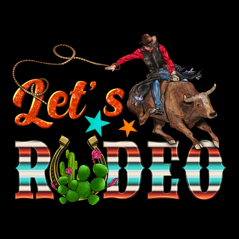 Lets Rodeo Heavy Core Tee by NancyCooperArtShop | Teevron
