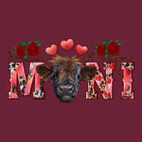 Valentine's Day Mini Black Highland Calf Long Sleeve Tee | Teevron
