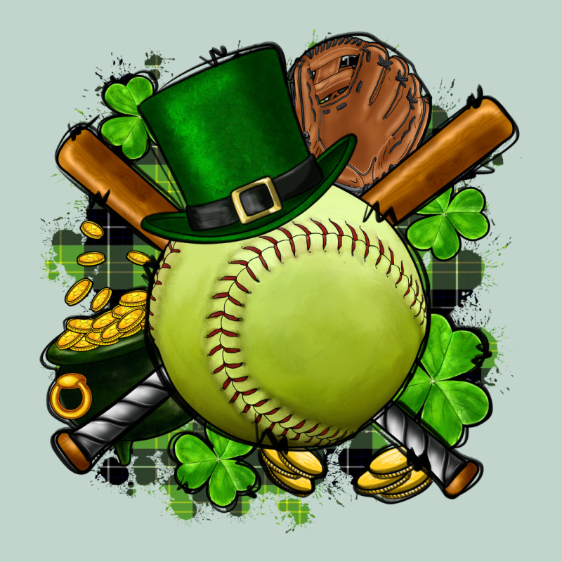 St.patrick's Day Softball Zipper Hoodie by FaDigitalArtStudio | Teevron