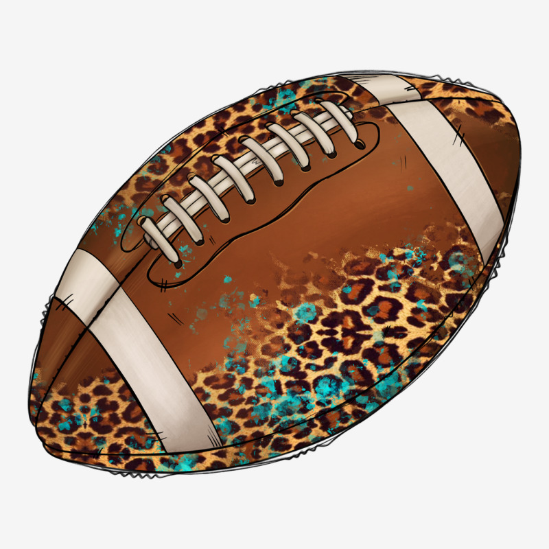 Western Football Leopard Turquoise Pattern Urban Hoodie by Artiststas | Teevron