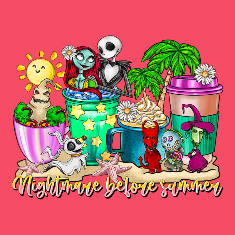 Nightmare Before Summer Coffee Cups Premium Sweatshirt by CowhideDigitalArt | Teevron