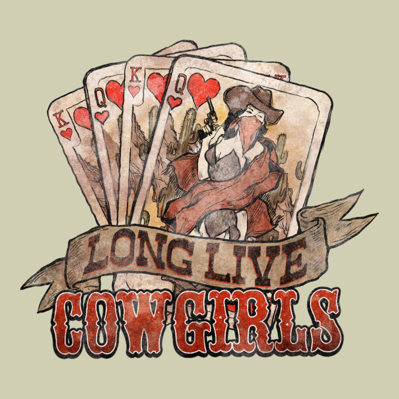 Long Live Cowgirls Cards Heavy Core Tee by NancyCooperArtShop | Teevron