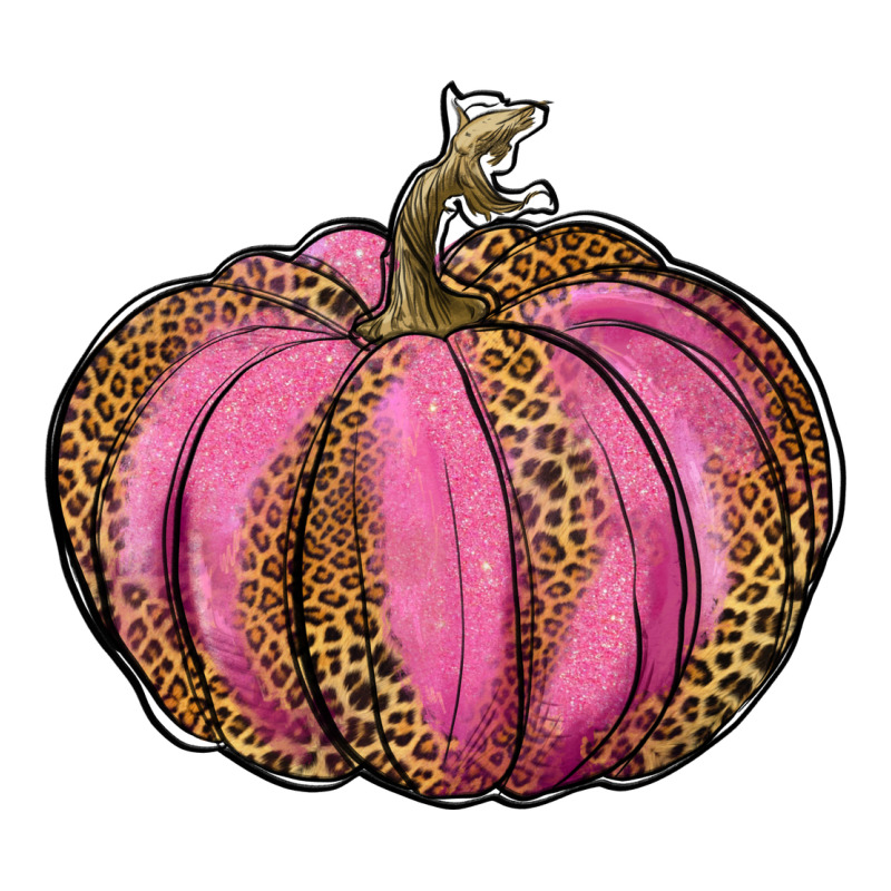 Leopard Cancer Pumpkin Ladies Tee by RanaPortraitStore | Teevron