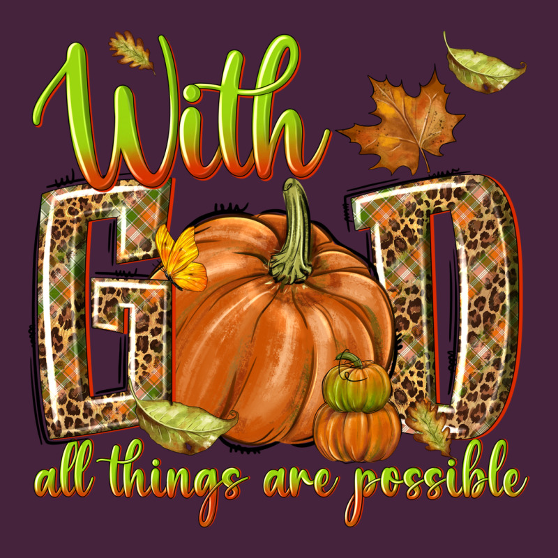 With God All Things Are Possible Premium Tee by NancyCooperArtShop | Teevron