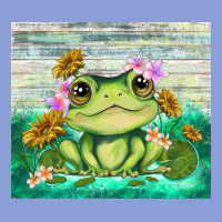 Frog With Sunflower Long Sleeve Tee | Teevron