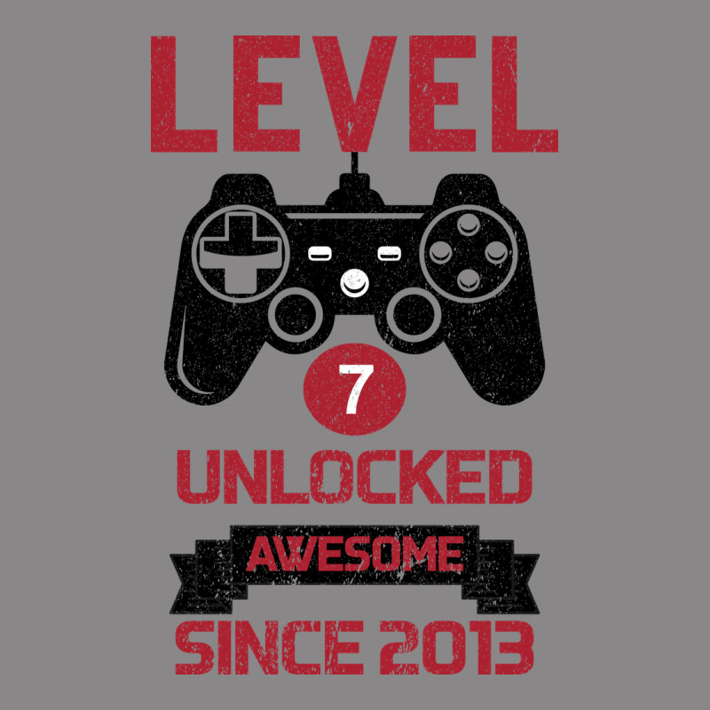 Kids Level 7 Unlocked Awesome Since 2013 Vintage Tee by Bettercallsaul | Teevron