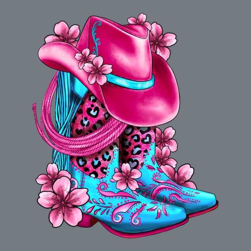 Valentine Cowboy Boots And Hat Olivia Heavyweight Sweatshirt by OliviaCreatesArt | Teevron