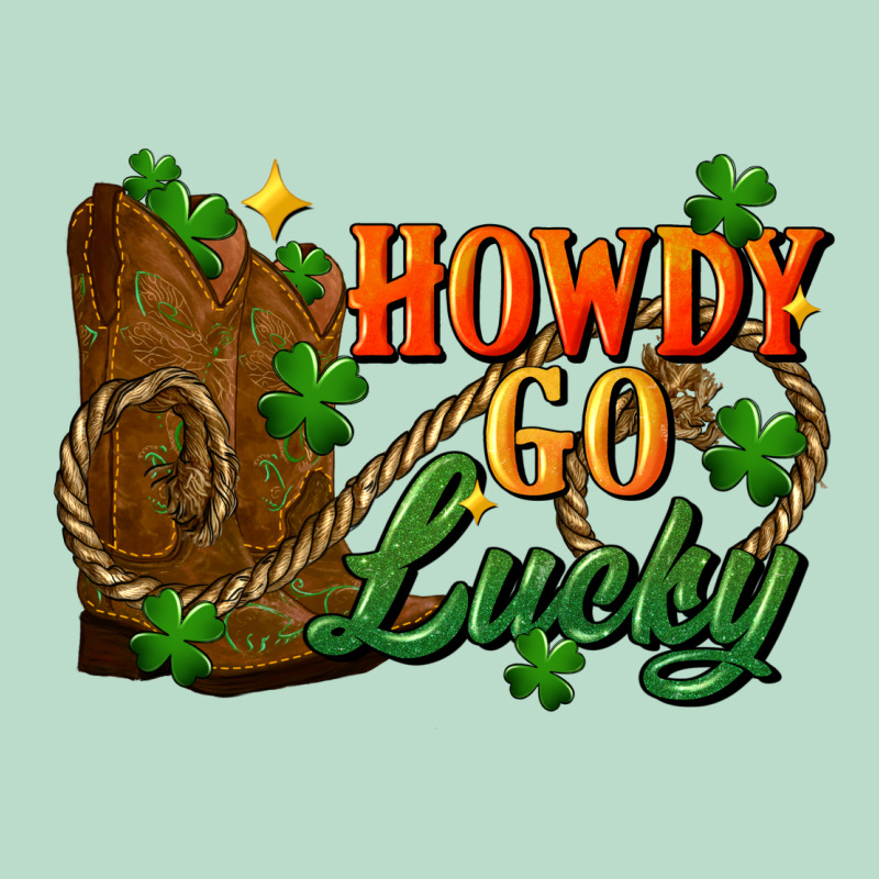 Howdy Go Lucky St. Patricks Day Premium Hoodie by FaDigitalArtStudio | Teevron