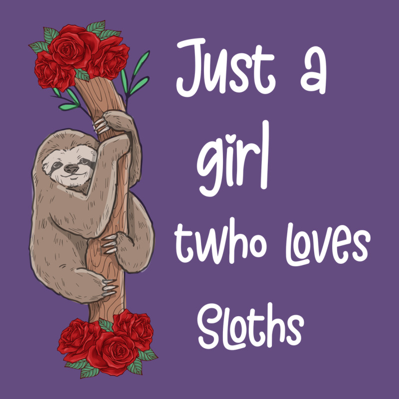 Just A Girl Who Loves Sloths Vintage Hoodie by Bettercallsaul | Teevron