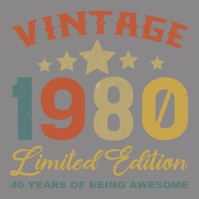 Vintage 1980 Clothes 40 Years Old Retro 40th Birthday Vintage Tee by Bettercallsaul | Teevron