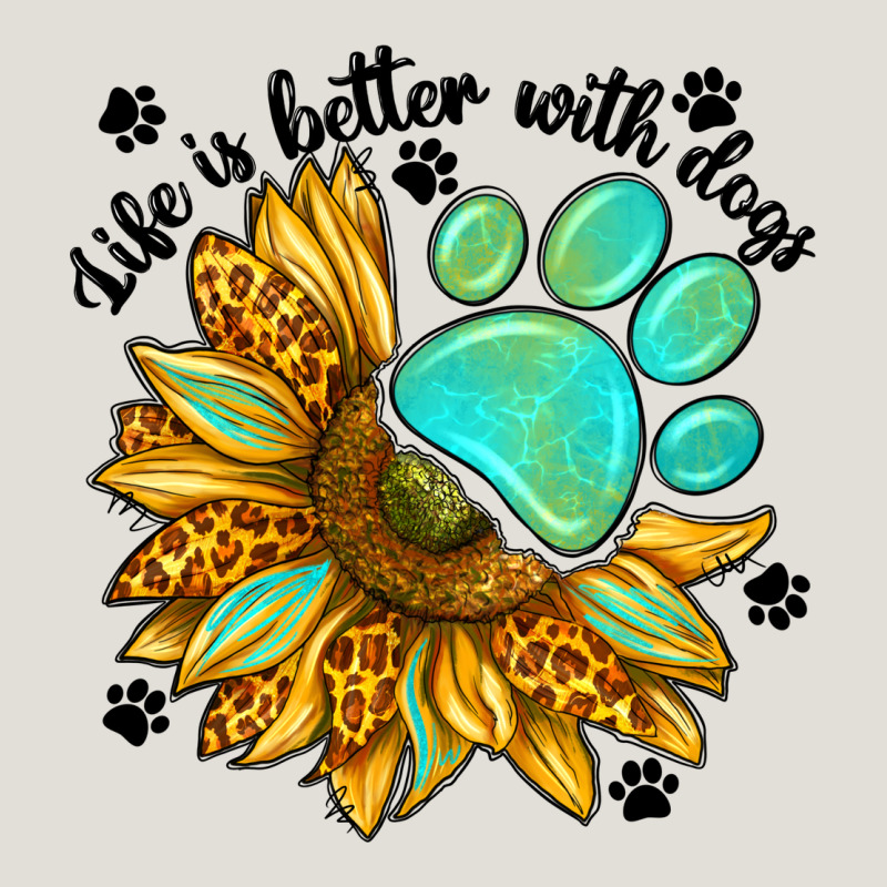Life Is Better With Dogs Heavy Core Tee by NancyCooperArtShop | Teevron