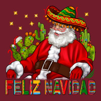 Feliz Navidad Santa With Cactus Zipper Hoodie | Teevron