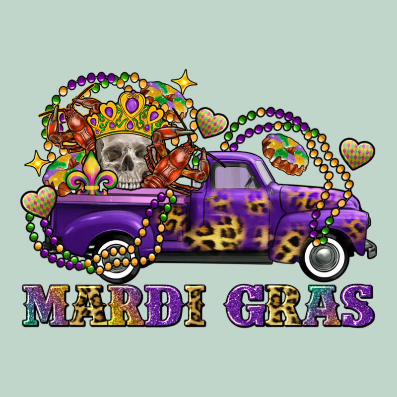 Mardi Gras Skull Truck Zipper Hoodie by FaDigitalArtStudio | Teevron