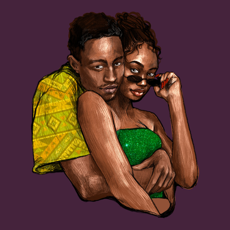 Black Couple Premium Tee by NancyCooperArtShop | Teevron