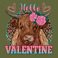Hello Valentine Highland Cow Classic Tee | Teevron