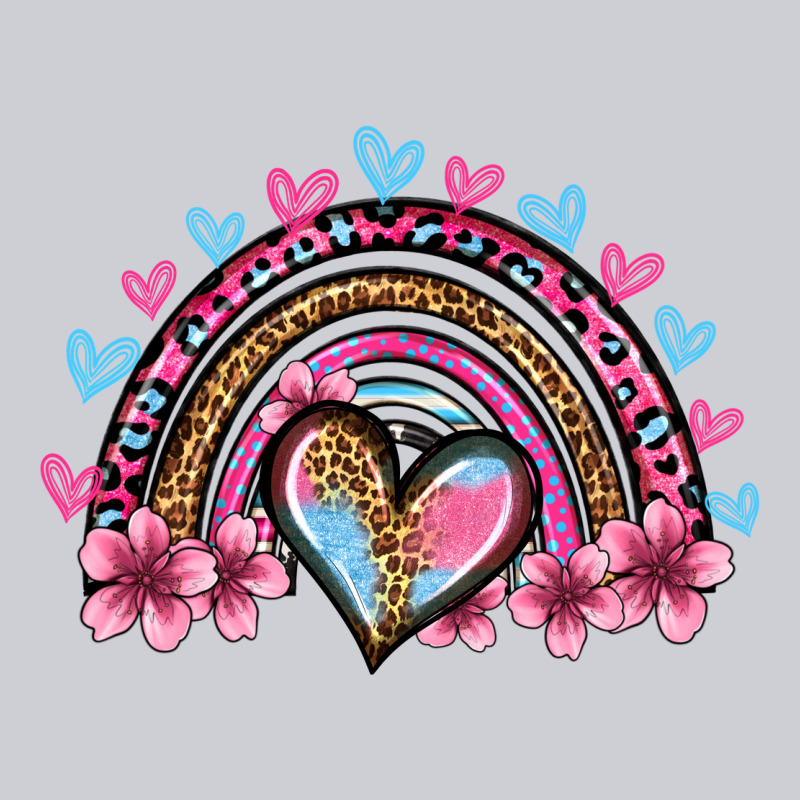 Valentine's Day Rainbow Heart Olivia Heavyweight Sweatshirt by OliviaCreatesArt | Teevron