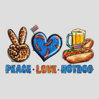 Peace Love Hotdog Zipper Hoodie | Teevron