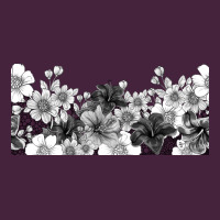 Black And White Floral Long Sleeve Tee | Teevron
