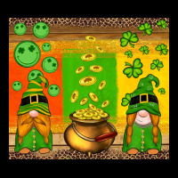 St Patricks Gnomes And Coins With Shamrock Urban Hoodie | Teevron