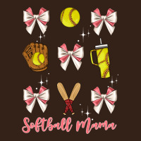 Softball Coquette Bow Heavy Core Tee | Teevron