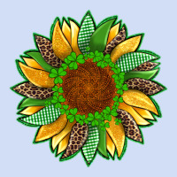 St Patricks Sunflower With Leopard  Shamrock And Glitter Urban Hoodie | Teevron