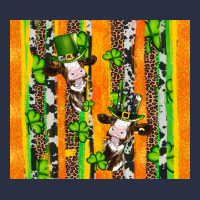 St Patricks Cow And Shamrock With Cowhide Urban Hoodie | Teevron