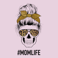 Glitter Patterned Leopard Mom Skull Classic Tee | Teevron