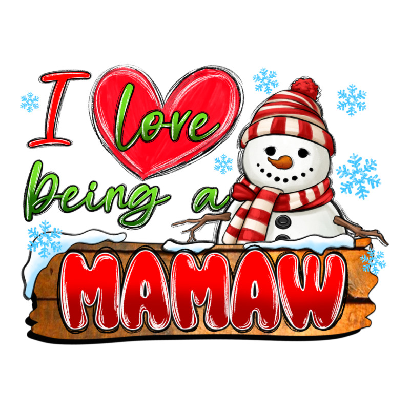 I Love Being A Mamaw Premium Tee by MaliasSmallBusiness | Teevron