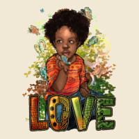 Black Afro Boy Love Premium Tee | Teevron