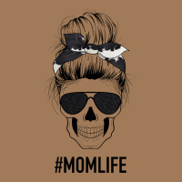 Black Glitter Cowhide Patterned Mom Skull Classic Tee | Teevron