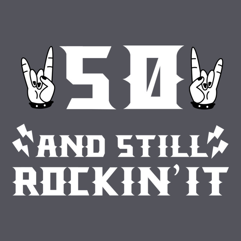 50 Birthday Rock Whitw Vintage Hoodie by Bettercallsaul | Teevron