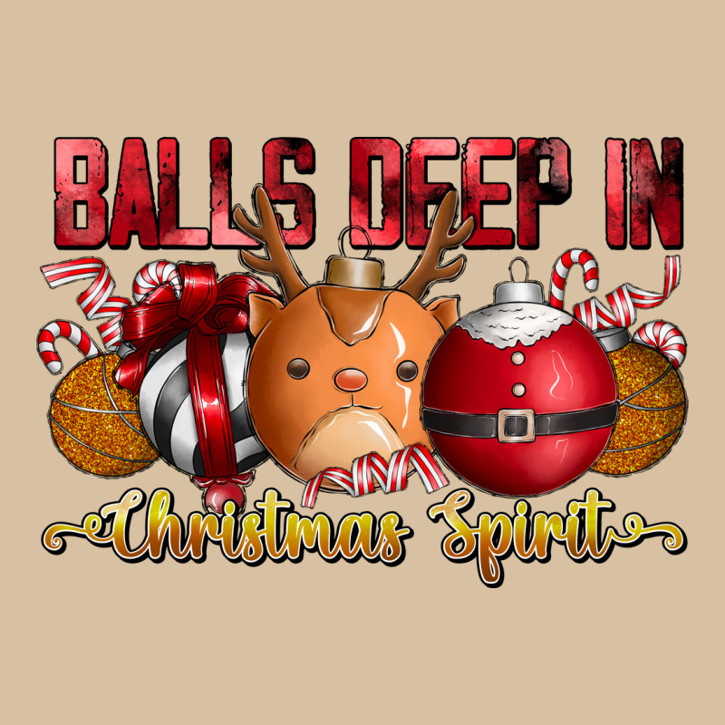 Balls Deep In Christmas Spirit Heavyweight Hoodie by CowhideDigitalArt | Teevron