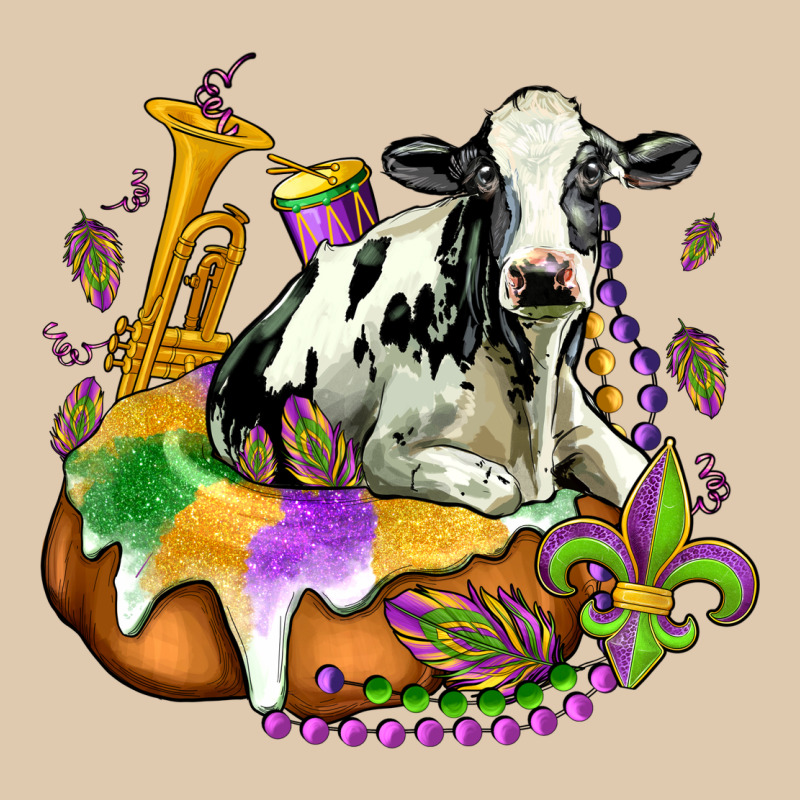 Holstein Mardi Gras Heavyweight Sweatshirt by OliviaCreatesArt | Teevron