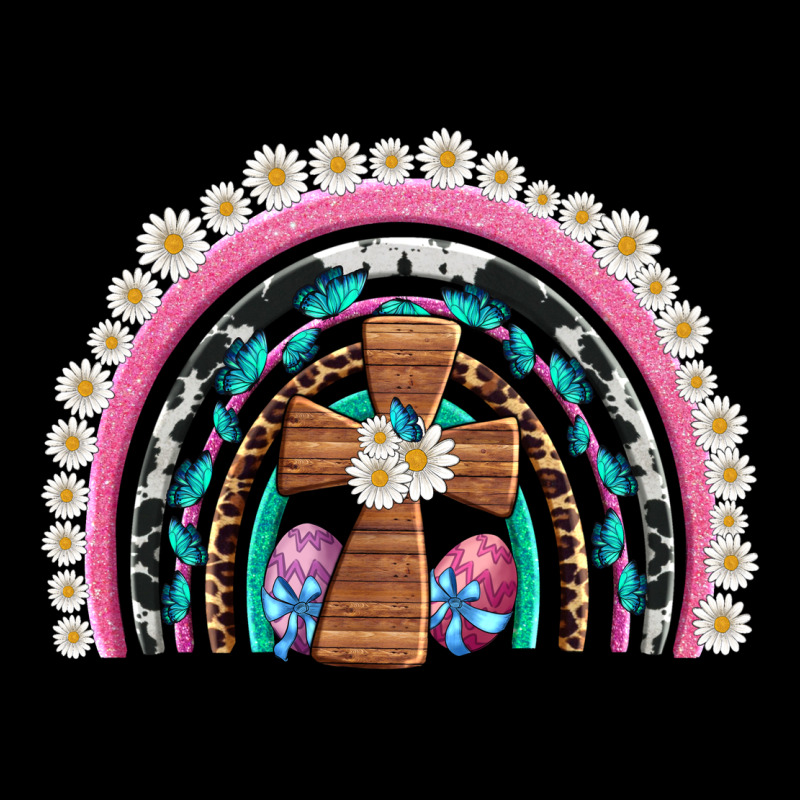 Easter Cross Daisy Egg Rainbow Urban Hoodie by Artiststas | Teevron