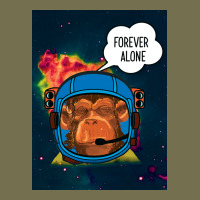 Forever Alone, Monkey, Space, Monkey At Space, Vintage Hoodie | Teevron