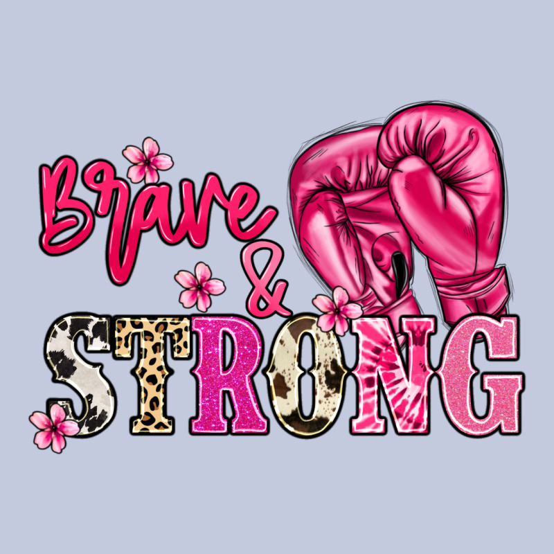 Brave And Strong Cancer Awareness Long Sleeve Tee by HowdyJamesFarm | Teevron