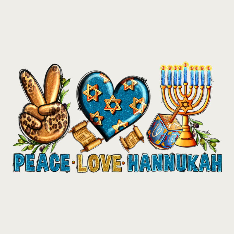 Peace Love Hannukah Zipper Hoodie by BundleAndBundleShop | Teevron