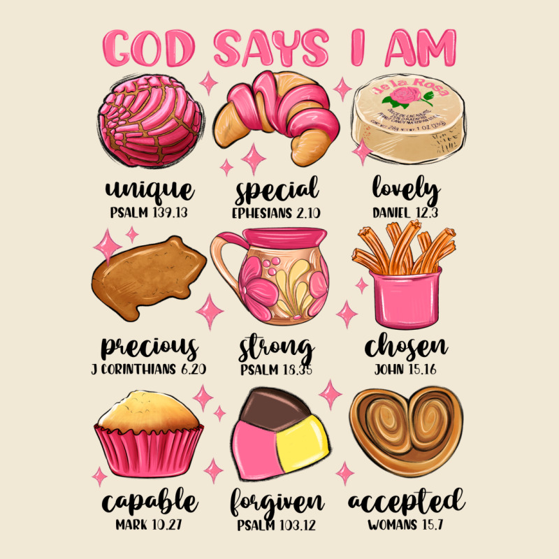 God Says I Am Mexican Pan Dulce Premium Tee by MaliasSmallBusiness | Teevron
