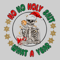 Ho Ho Holly Shit Skeleton Santa Premium Tee | Teevron