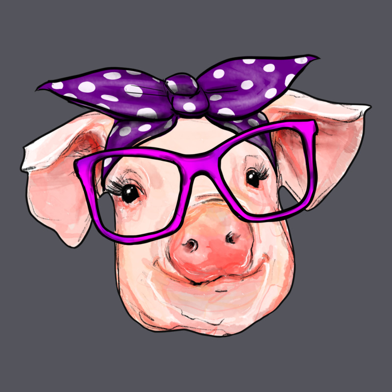 Pig With Bandana Vintage Hoodie by RanaPortraitStore | Teevron