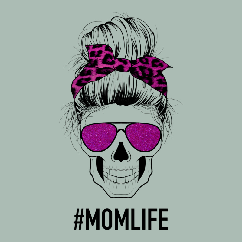 Purple Glitter, Leopard Patterned Mom Skull Classic Tee by Bettercallsaul | Teevron
