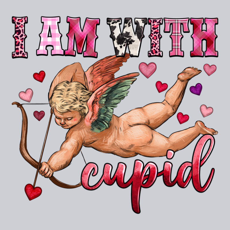 I Am With Cupid Heavyweight Sweatshirt by OliviaCreatesArt | Teevron