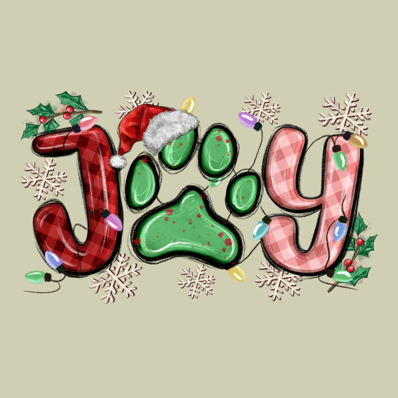 Joy With Dog Paw Heavy Core Tee by MaliasSmallBusiness | Teevron