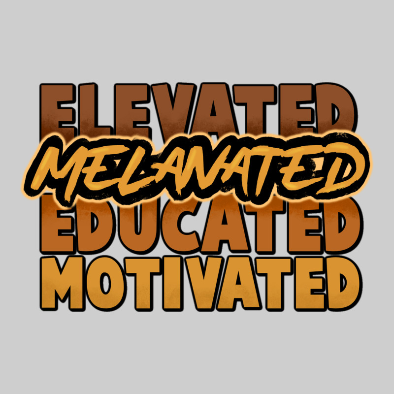 Elevated Melanated Educated Motivated Premium Tee by NancyCooperArtShop | Teevron