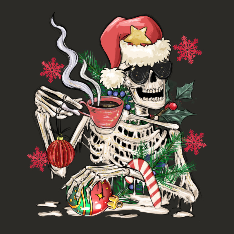 Skeleton Santa Heavy Core Tee by MaliasSmallBusiness | Teevron