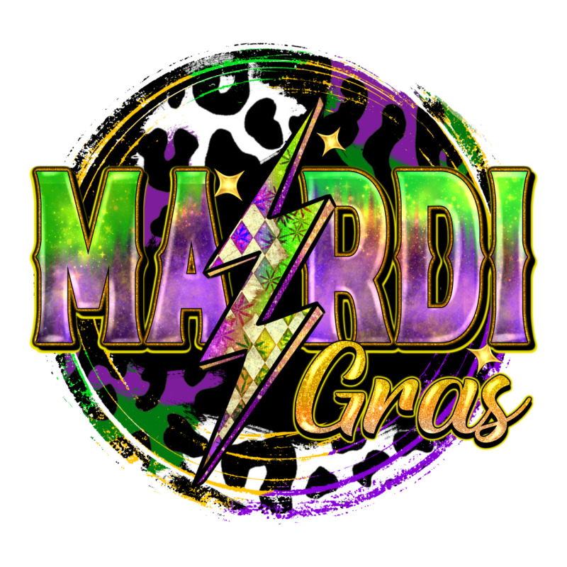 Mardi Gras Lightning Zipper Hoodie by FaDigitalArtStudio | Teevron