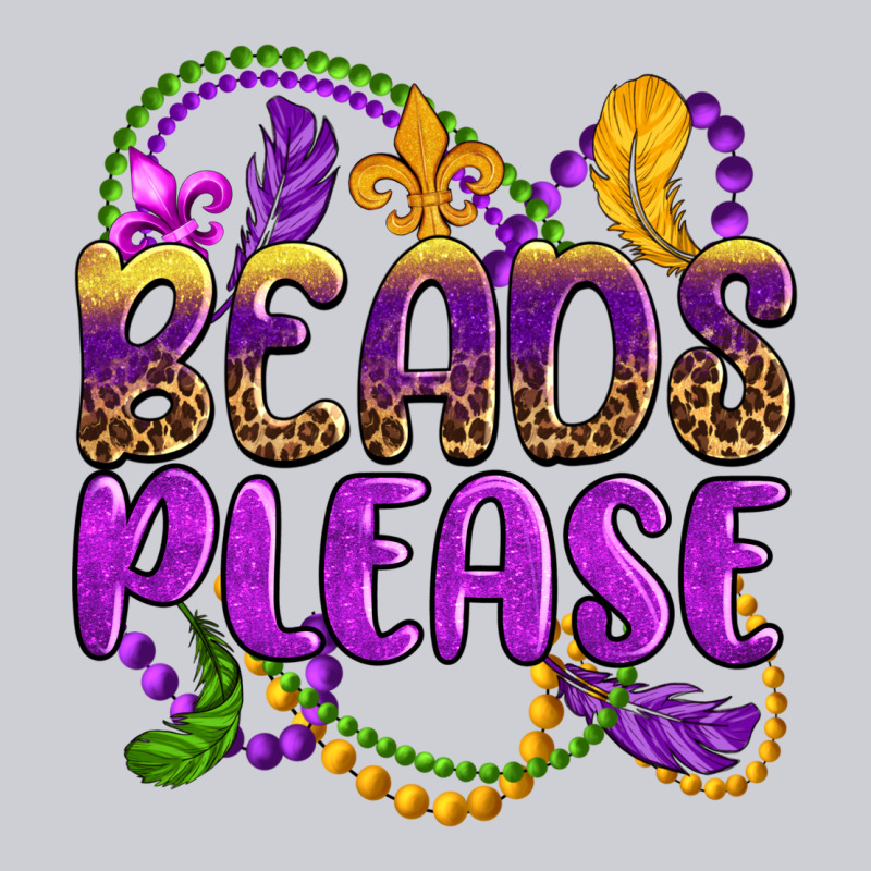 Beads Please Mardi Gras Heavyweight Sweatshirt by OliviaCreatesArt | Teevron